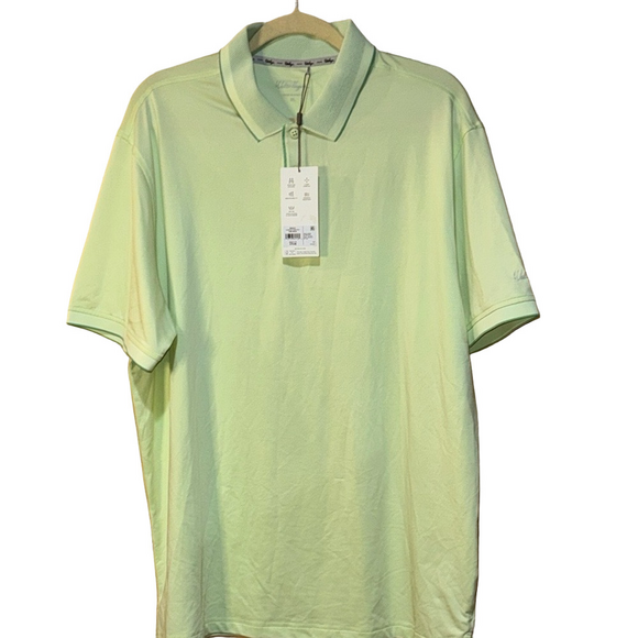 Walter Hagen Mens Clubhouse Pique Polo Lime Green XL - Picture 1 of 11